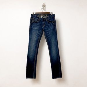 Ted Baker Straight Leg Fall Winter Chic Casual‎ Dark Wash Denim Jeans 2